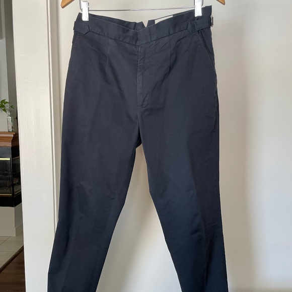 Basic Rights navy cinch trousers - Picture 1 of 4